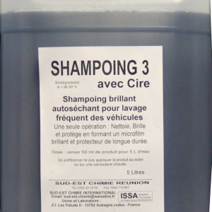 Shampooing 3 avec Cire 5L/20L